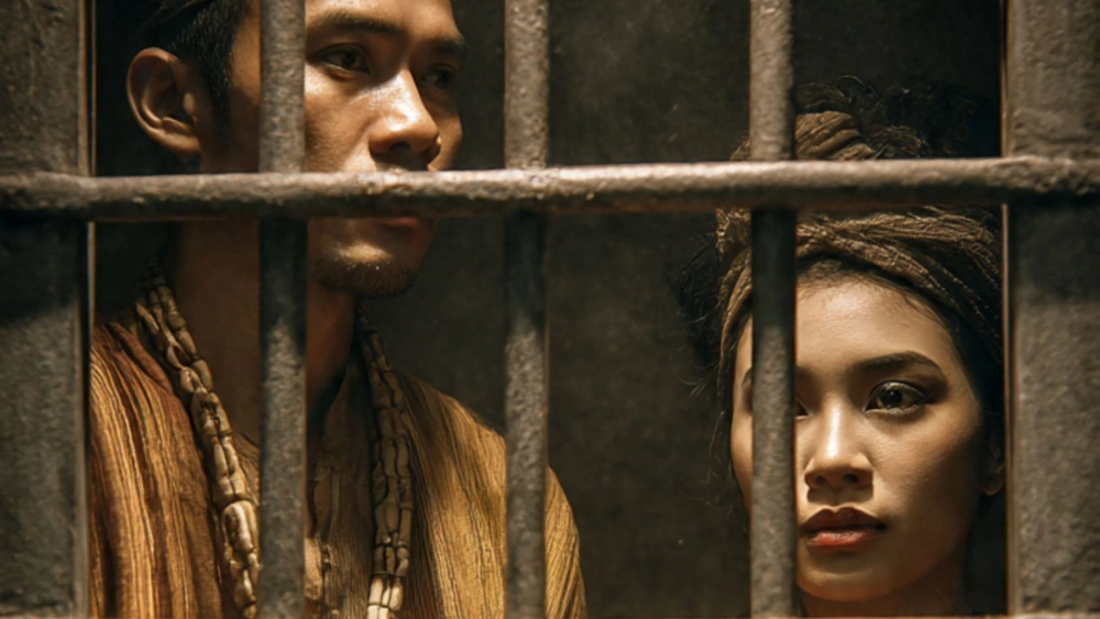 Ilustrasi pasangan di Karawang telah membuang bayi dengan melakban.. [Meta Ai]